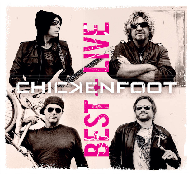 Okładka albumu Best + Live grupy Chickenfoot