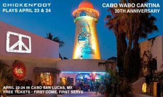 Party with the Foot at the Cabo Wabo 20th Anniversary Weekend! LIVE WEBCAST ADDED!