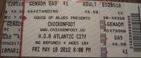 Cliff's Atlantic City House Of Blues May 18th Chickenfoot Ticket!