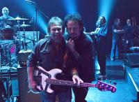Mike with Steve Lukather who was part of the Mark & Brian Allstar Band