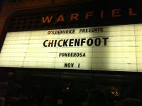 Chickenfoot Rocked the house, Satch blew up Amps