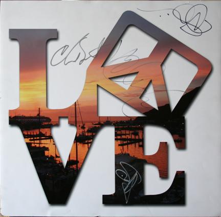 I love, love, love my signed LOVE sign!!