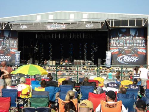 The stage @ Rocklahoma